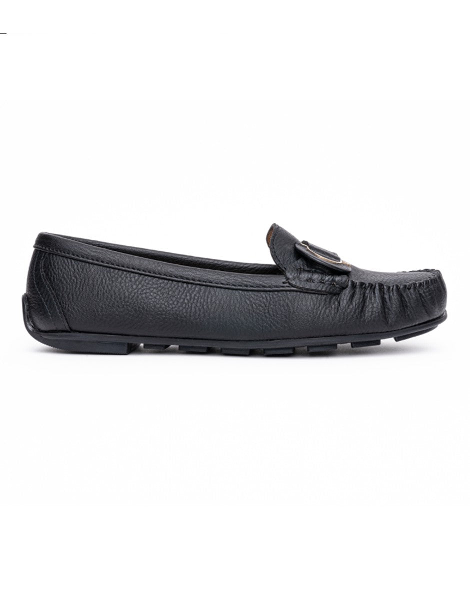 Mocasín Country lane 12030001 Negro Confort Mujer