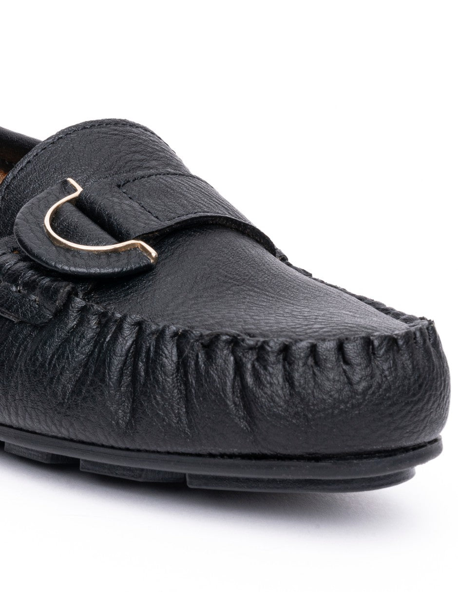 Mocasín Country lane 12030001 Negro Confort Mujer