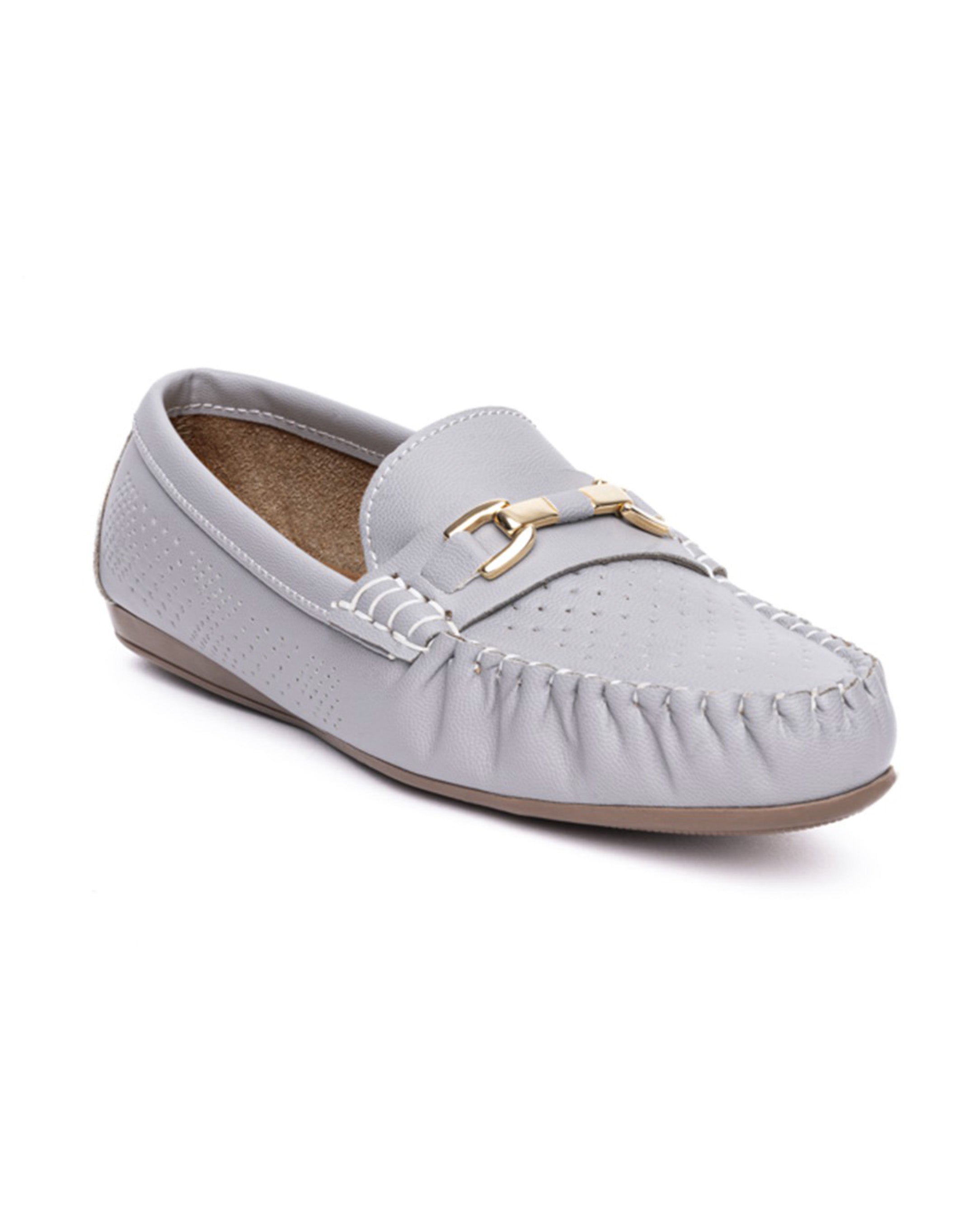 Mocasín Country Lane 12040001 Gris Confort Mujer