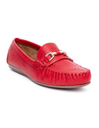 Mocasín Country Lane 12040001 Rojo Confort Mujer
