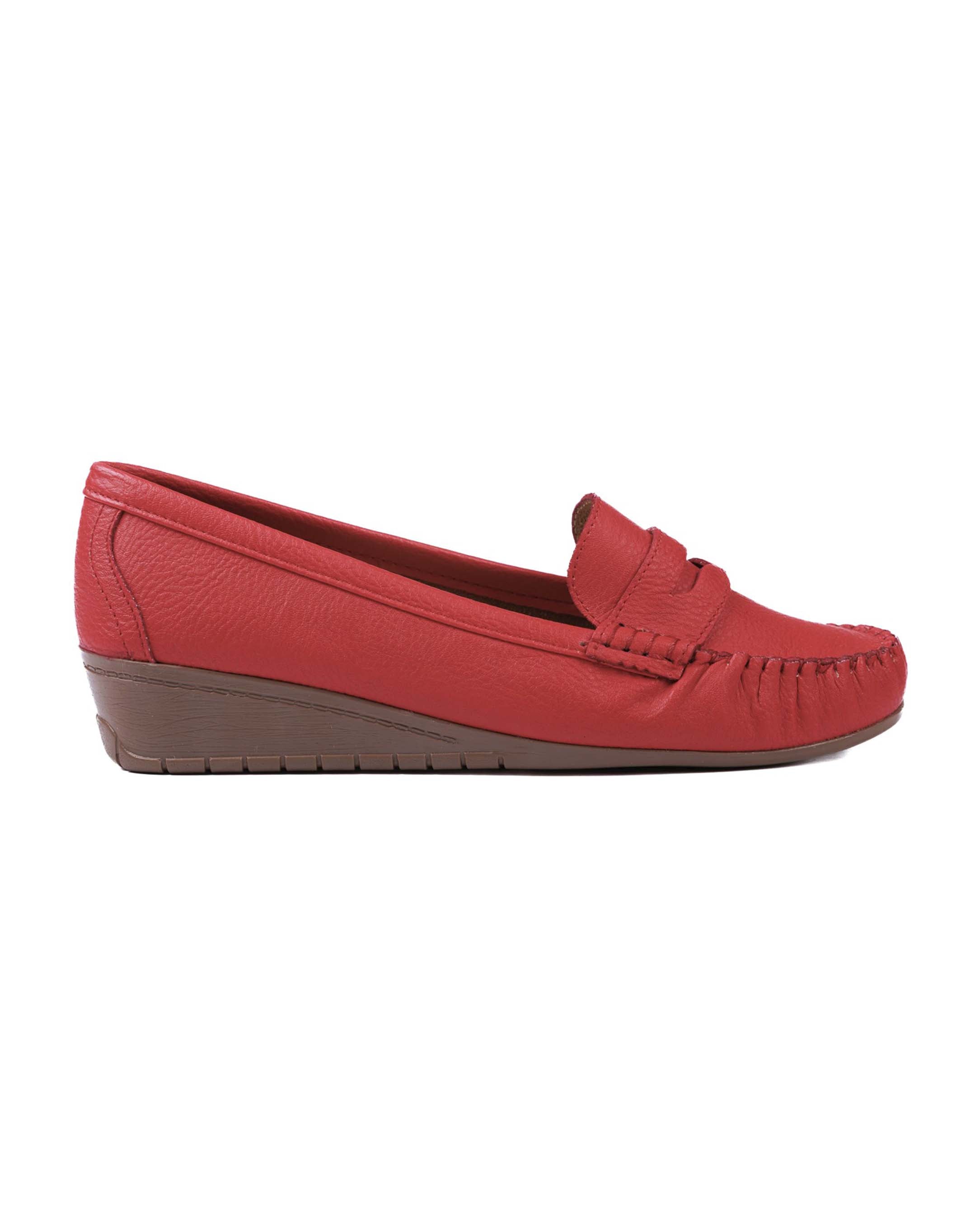 Mocasín Country Lane 12050001 Rojo Confort Mujer