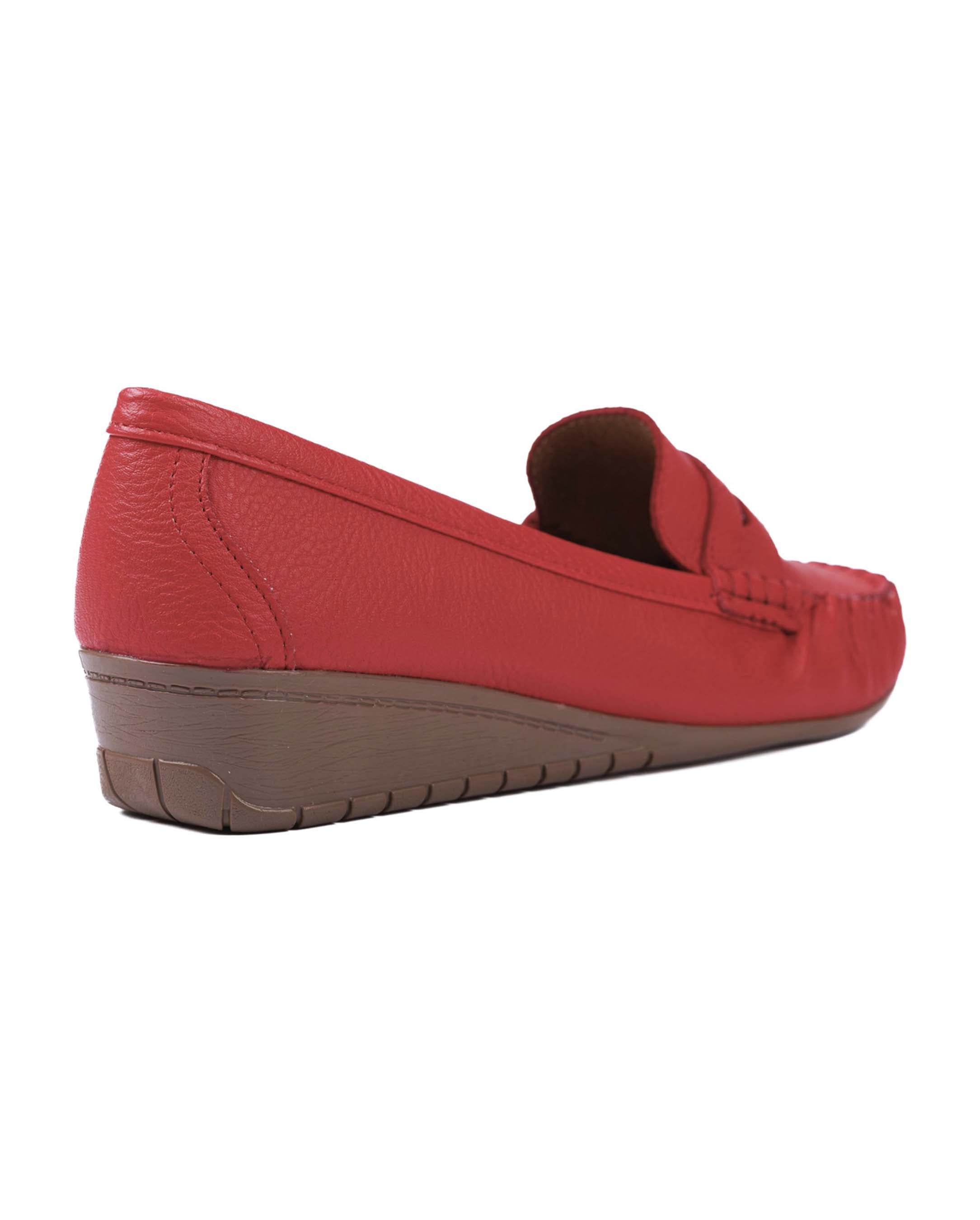Mocasín Country Lane 12050001 Rojo Confort Mujer