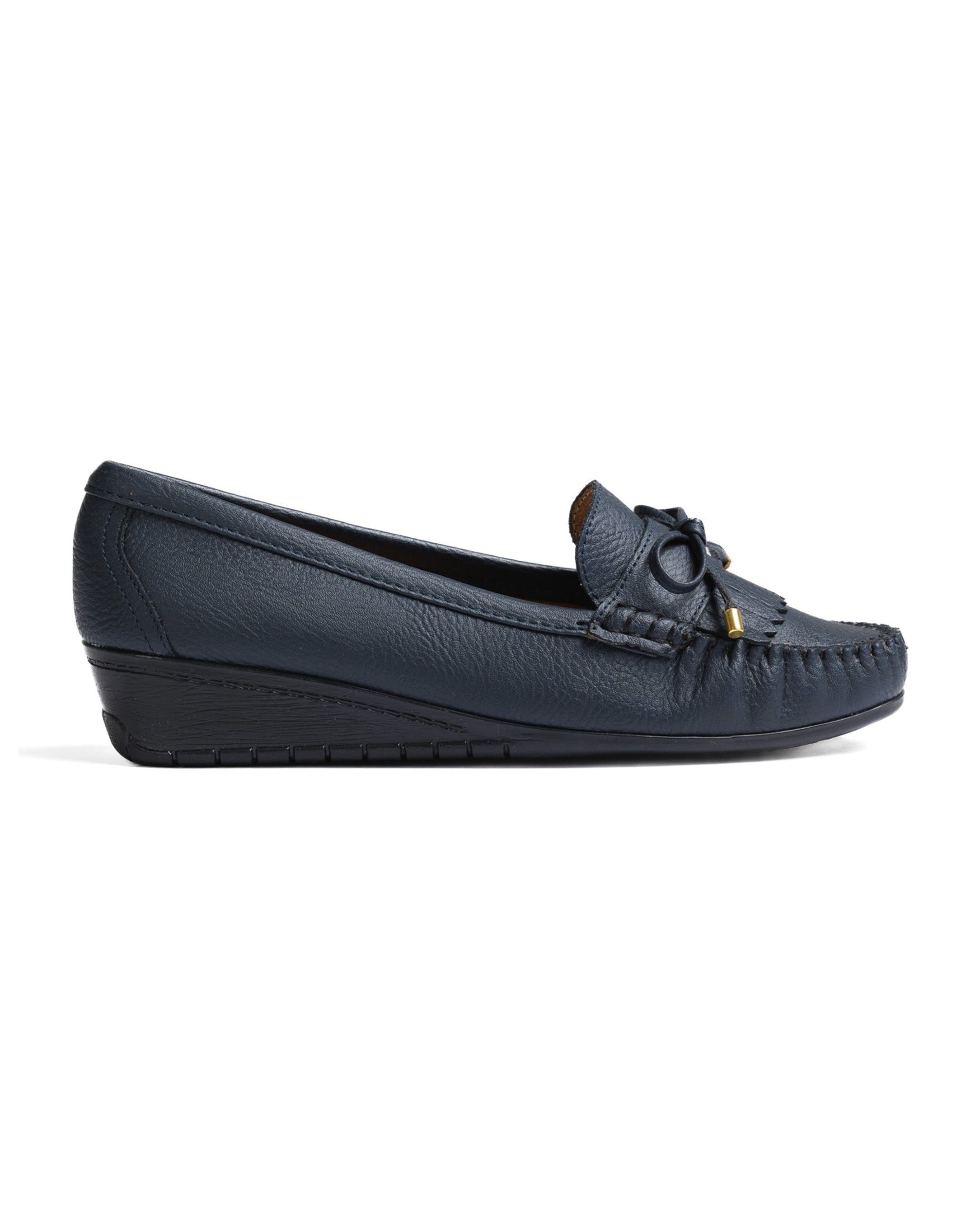 Mocasín Country Lane 12050002 Azul Marino Confort Mujer
