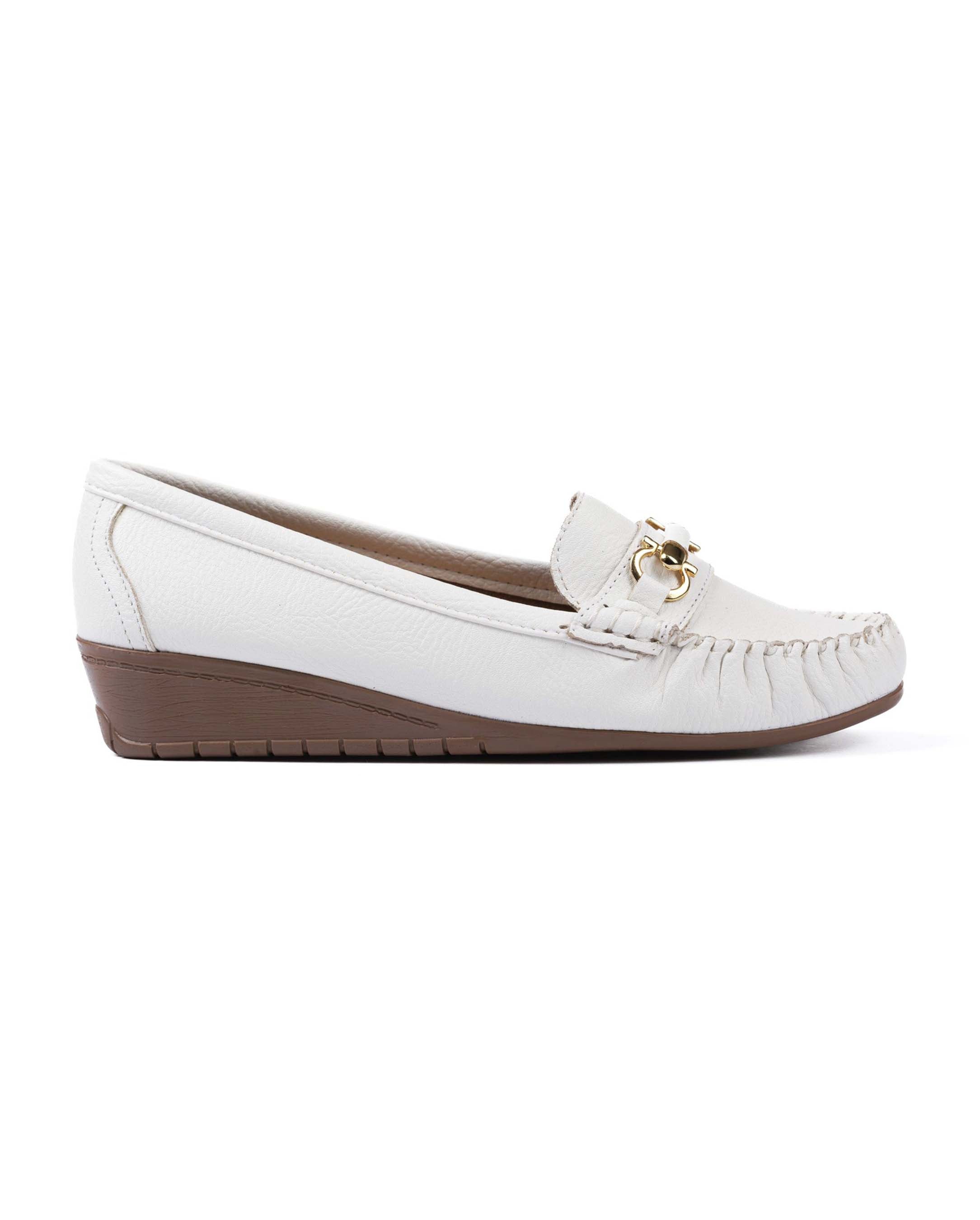 Mocasín Country Lane 12050004 Blanco Confort Mujer