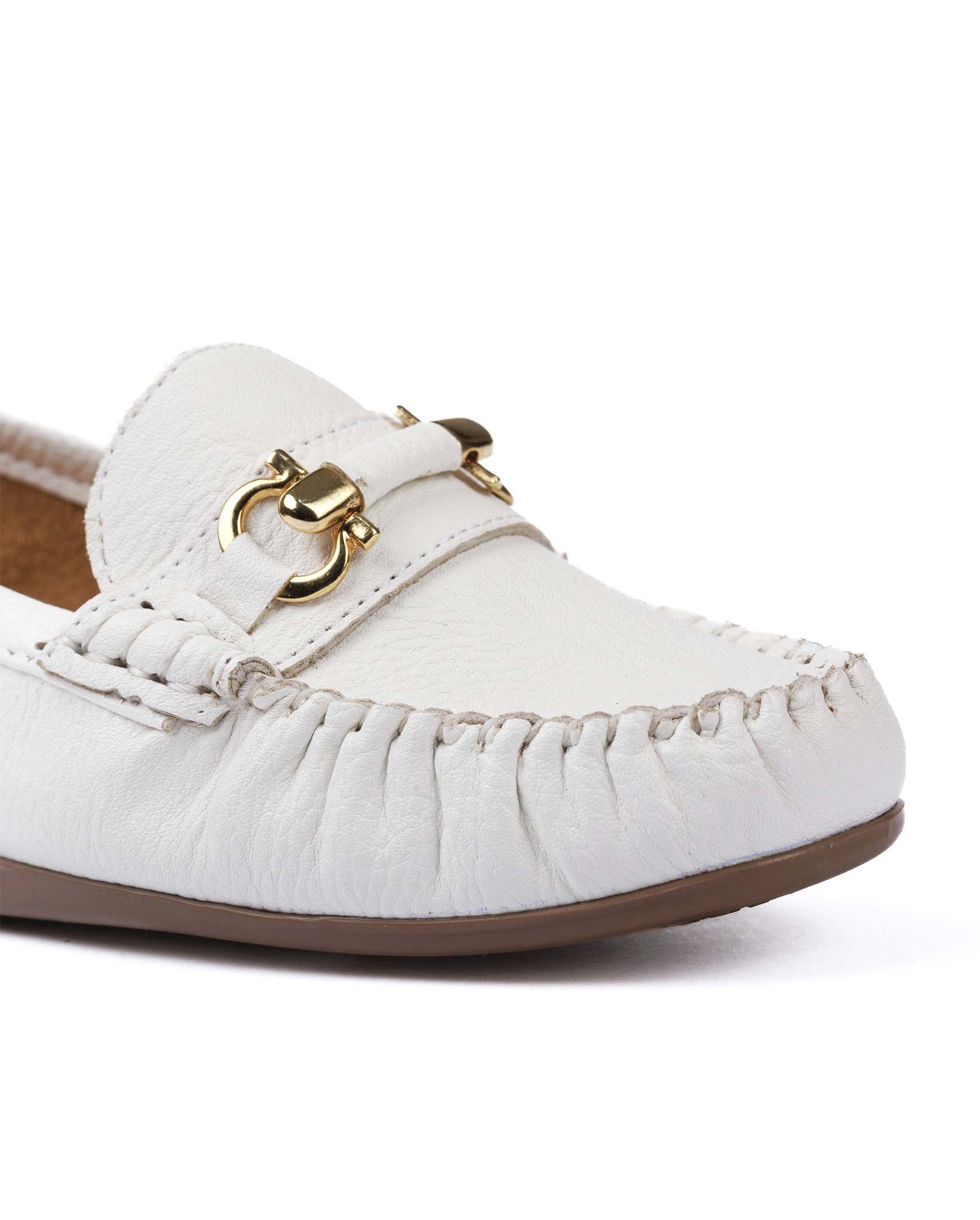Mocasín Country Lane 12050004 Blanco Confort Mujer