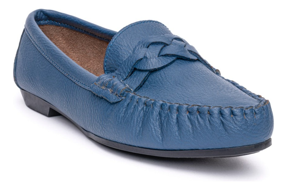 Mocasín Country Lane 12020001 Piel Indigo Confort Mujer